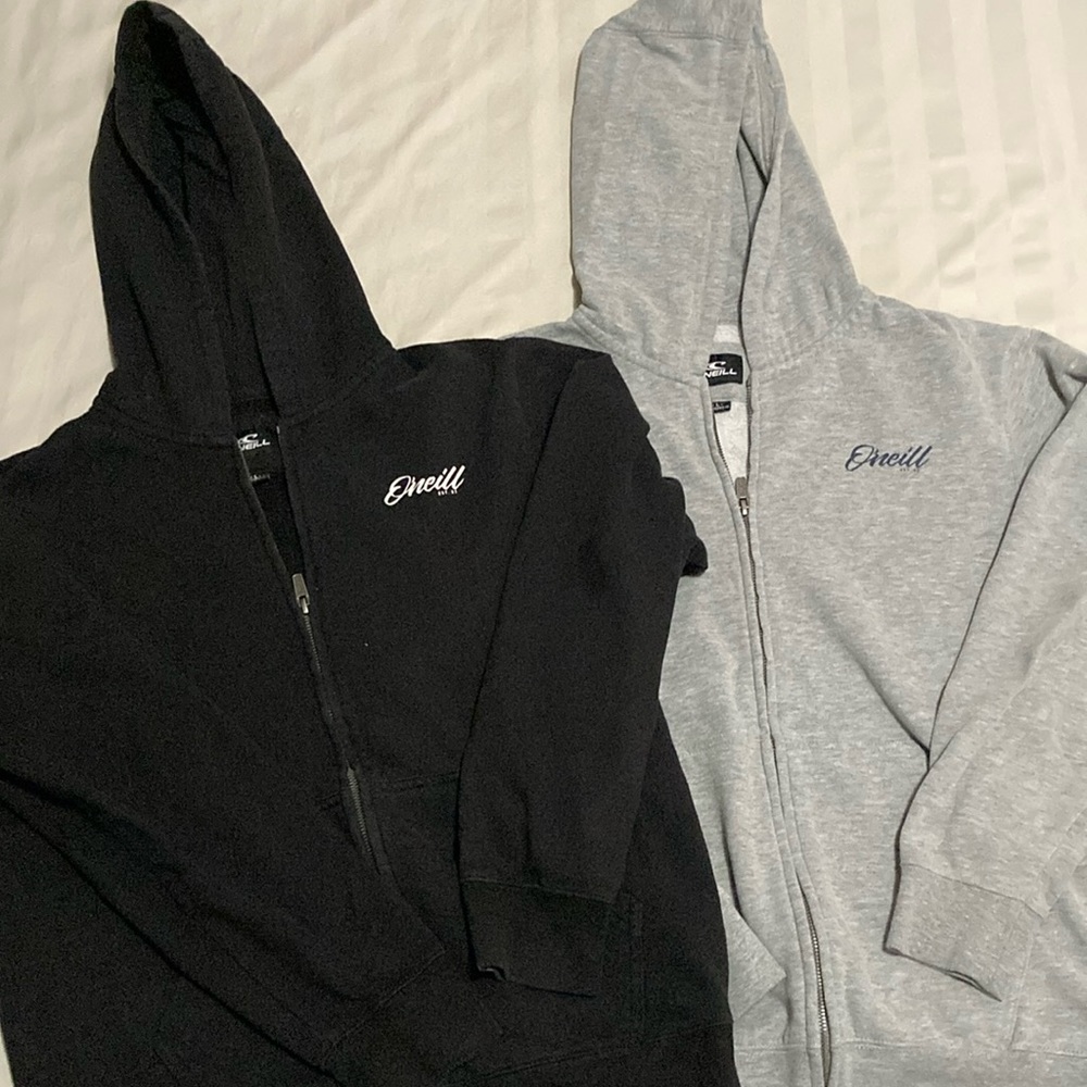 2 Big Boys size large zip up O’Neil jackets